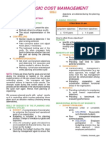 Strategic Cost Management: Short-Term Budgeting