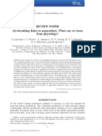 Review Paper Air-Breathing Fishes in Aquaculture. What Can We Learn From Physiology?