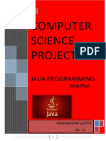 Computer Science Project: Java Programming