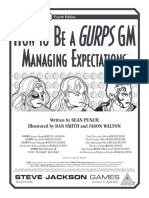 How To Be A GURPS GM - Managing Expectations