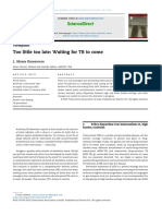 Too Little Too Late: Waiting For TB To Come: Sciencedirect