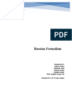 Task 2 Russian Formalism