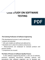 Case Study On Software Testing