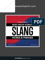 Must Know+Korean+Slang+Words+&+Phrases