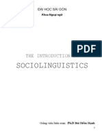 SOCIOLINGUISTICS DH So N