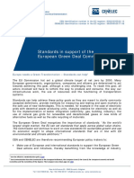 CEN-CENELEC Green Deal Position Paper