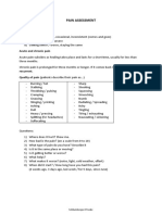 Template - Pain Assessment - Fisa