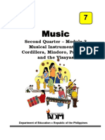 Music: Second Quarter - Module 3 Musical Instruments of Cordillera, Mindoro, Palawan, and The Visayas