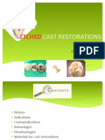 Etched Cast Restorations