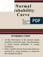 Normal Probability Curve: By: Keerthi Samuel.K, Lecturer Vijay Marie College of Nursing