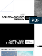 Solution-Focused Therapy