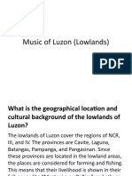 Music of Luzon (Lowlands)