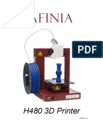 Afinia H480 3D Printer Users Manual