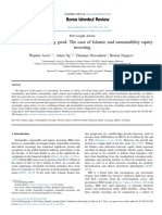 Doing Well While Doing Good: The Case of Islamic and Sustainability Equity Investing