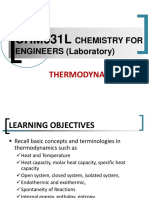 CHM031L - Thermodynamics
