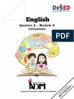 Quarter 2 - Module 6 Literature: Department of Education Republic of The Philippines