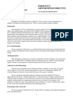 Emergency Airworthiness Directive: FAA Aviation Safety