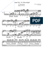 Sonate No. 14 Moonlight 3rd Movement