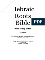 Hebraic Roots Bible