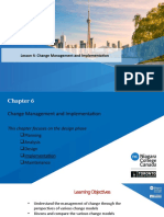 Chapter 6 - Change Management and Implementation