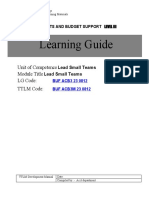 Learning Guide: Unit of Competence Module Title LG Code: TTLM Code