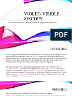 Ultra Violet - Visible Spectros