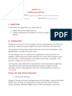 BSN1-2 Lab Activity 2.2 Proteins Denaturation