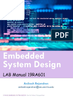 Embedded System Design: LAB Manual 19RA601