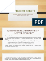 Report On Letters of Credit