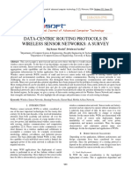Data-Centric Routing Protocols in Wireless Sensor Networks: A Survey