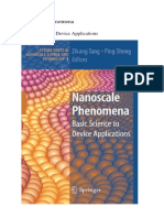 Zikang Tang, Ping Sheng Nanoscale Phenomena Basic Science To Device Applications Lecture Notes in Nanoscale Science and Technology 2007