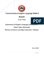 ! Communicative English Language Skills II, DTU