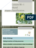 HC5E Lesson B1-1 Horticultural Plant Classification