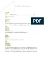 A. Quiet B. Simple C. Verbose D. Lousy: 1 Point