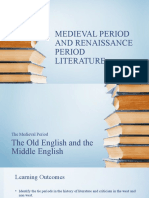 Medieval Period and Renaissance Period Literature