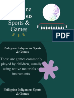 Philippine Indigenous Sports & Games