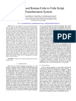 Context Based Roman-Urdu To Urdu Script Transliteration System