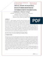 Experimental Study On Flexural Behaviour of Fiber Reinforced Geopolymer Ferrocement Folded Panel