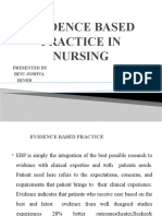 Evidence Based Practice in Nursing Binu