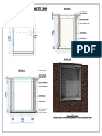 30000+Ltrs Underground Water Tank: Section B-B'