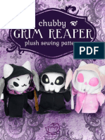 Chubby Grim Reaper Plush Sewing Pattern