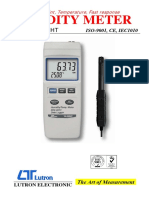 Humidity Meter: Model: YK-90HT