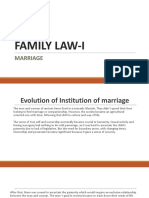 Family Law-I Marriage