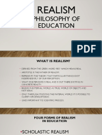 Realism: Philosophy of Education