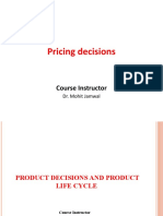 Pricing Decisions: Course Instructor