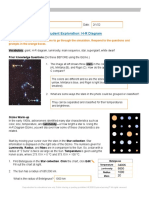 Student Exploration: H-R Diagram