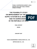 The Feasibility Study On Improvement of The Water Supply System in Al-Basrah City and Its Surroundings in The Republic of Iraq