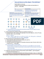 The Solid State Previous Qns. and Answers