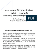 EC-Unit 2-Lesson 3A-Biodiversity-endangered Spicies