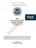 Southwest Border Mass Irregular Migration Contingency Plan Feb 2022